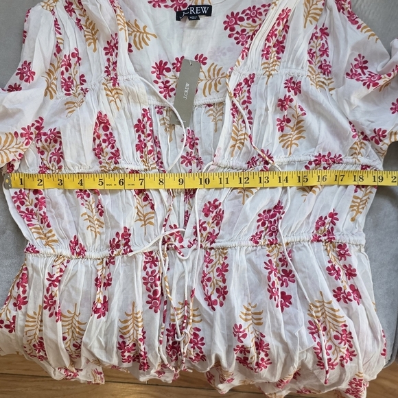 J. Crew Floral Print Beach Tunic Cover Up - Picture 5 of 7